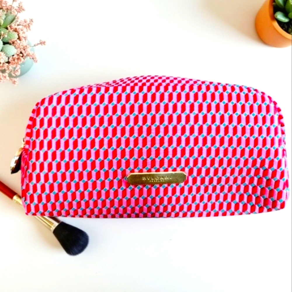 BVLGARI Parfums Cosmetic Pouch/Bag NEW